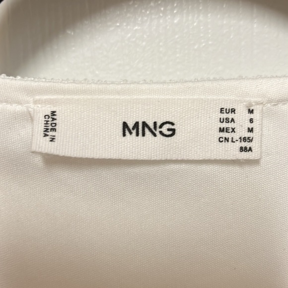 Mango Wrap Summer Dress in White - Picture 10 of 12